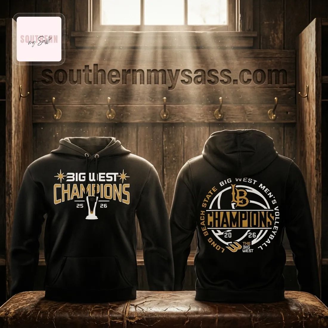 Long Beach State Men’s Volleyball 2026 Big West Champions Commemorative Hoodie
