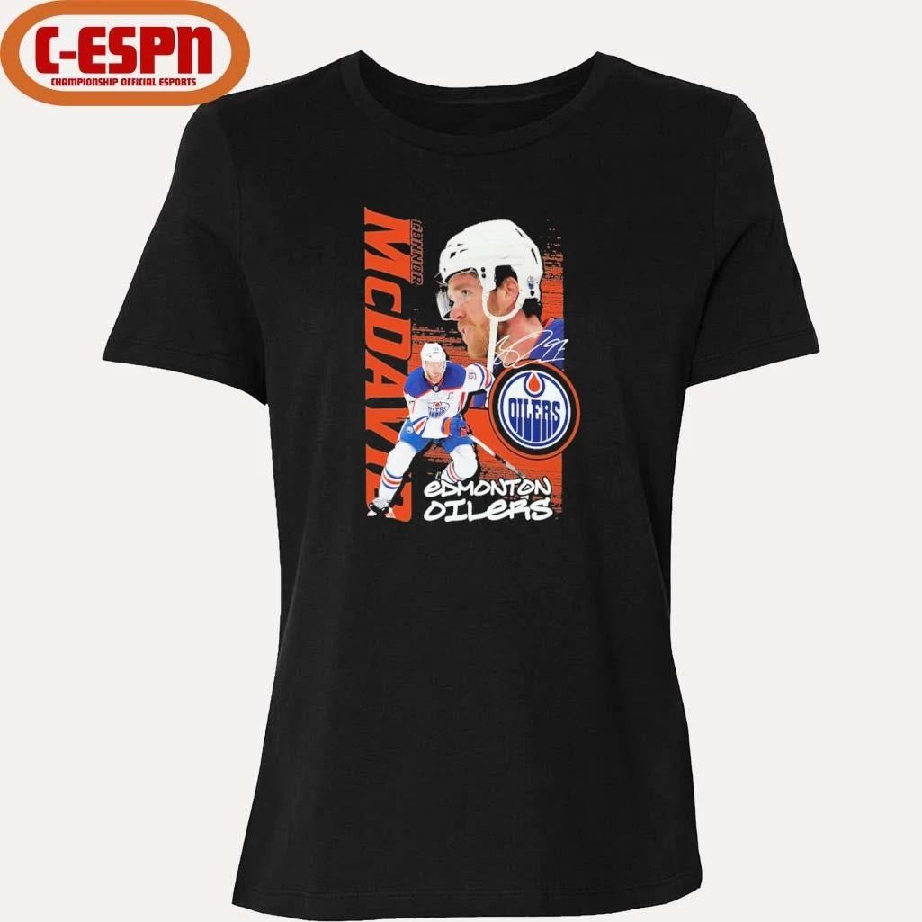 Connor McDavid Edmonton Oilers Vintage Playmaker T-Shirt