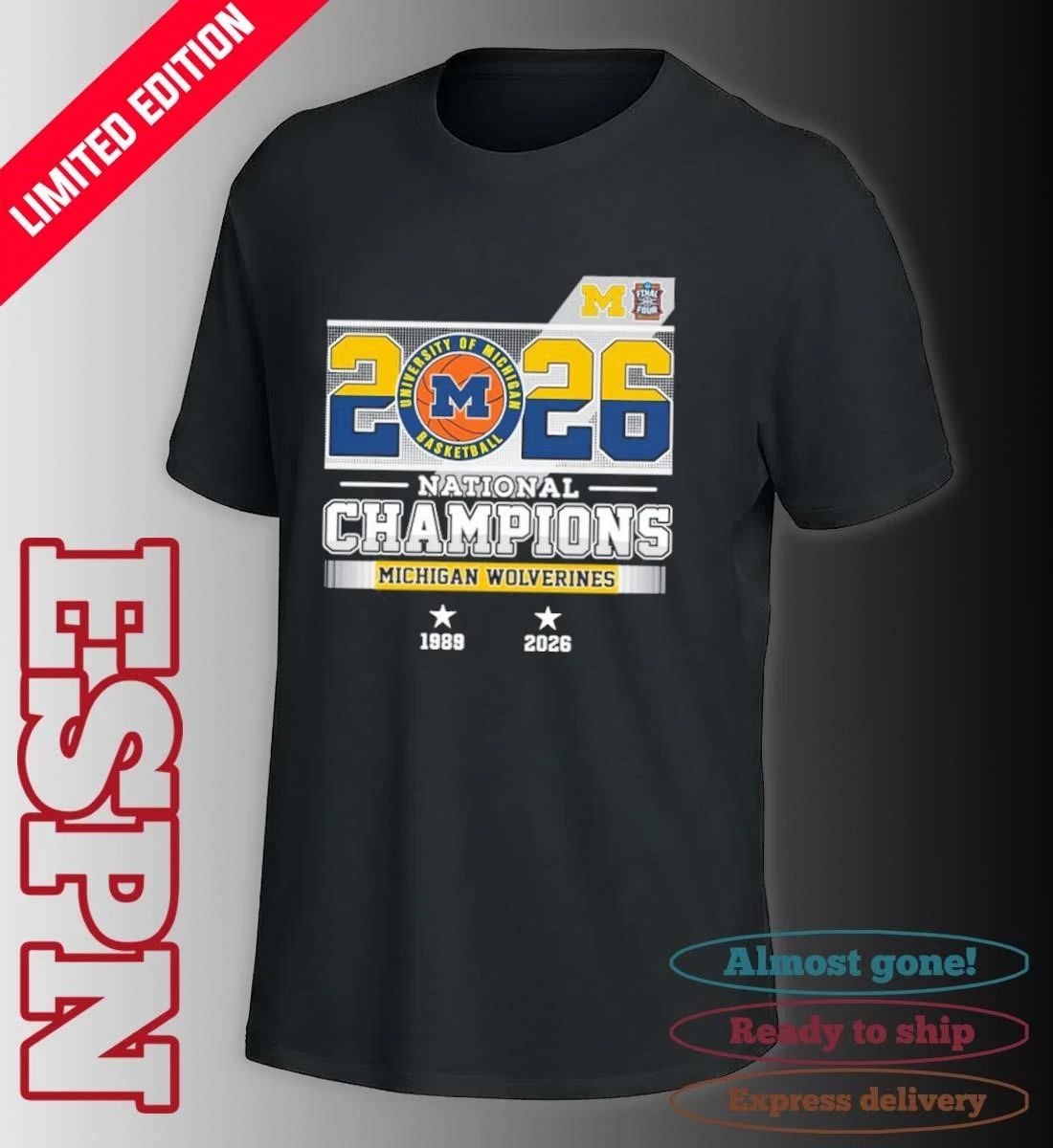 Michigan Basketball National Champions 1989, 2026 Shirt
