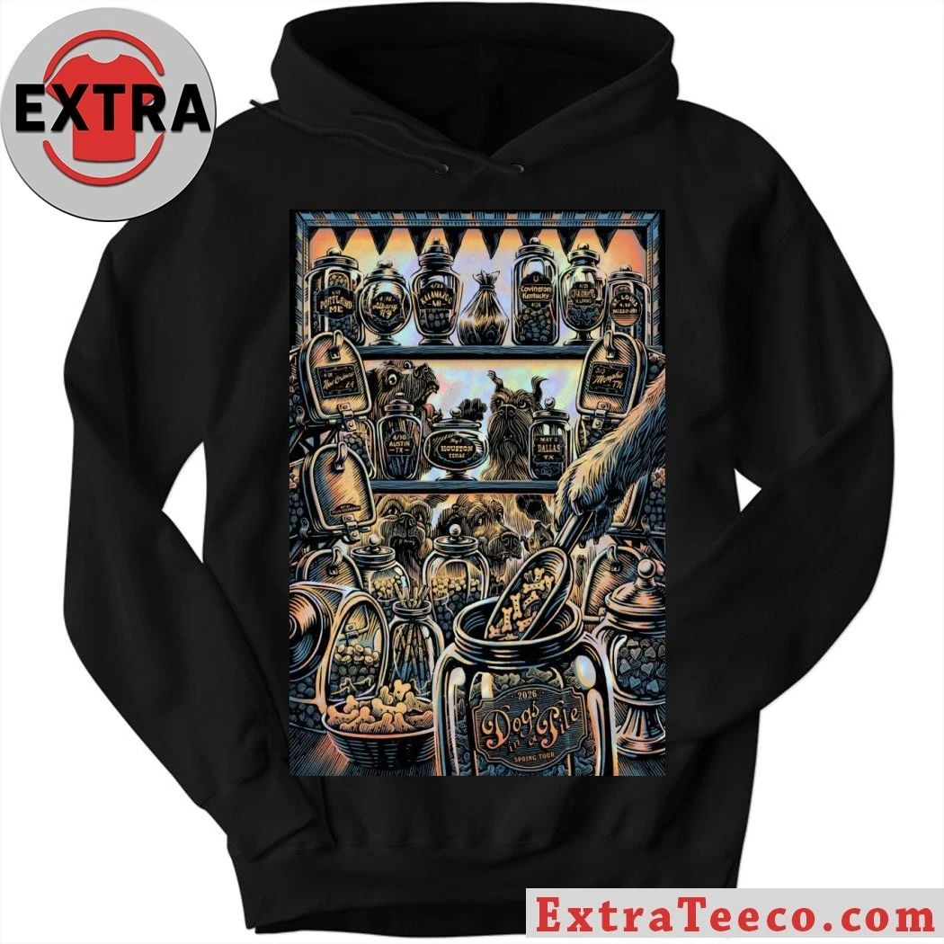 New Dogs In A Pile Spring Tour 2026 Poster Shirt