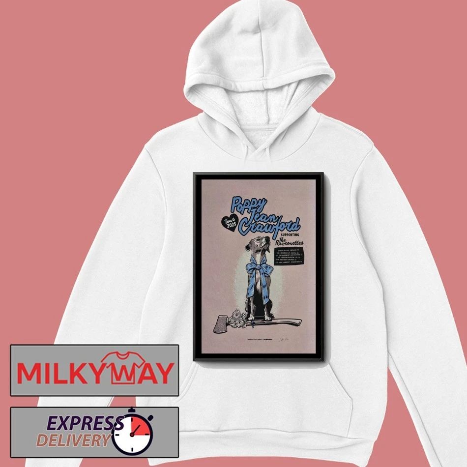Poppy Jean Crawford West Coast Tour 2025 Poster shirt