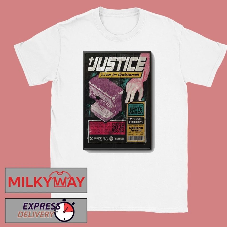 Justice Oakland CA Oct 22 2025 Poster shirt