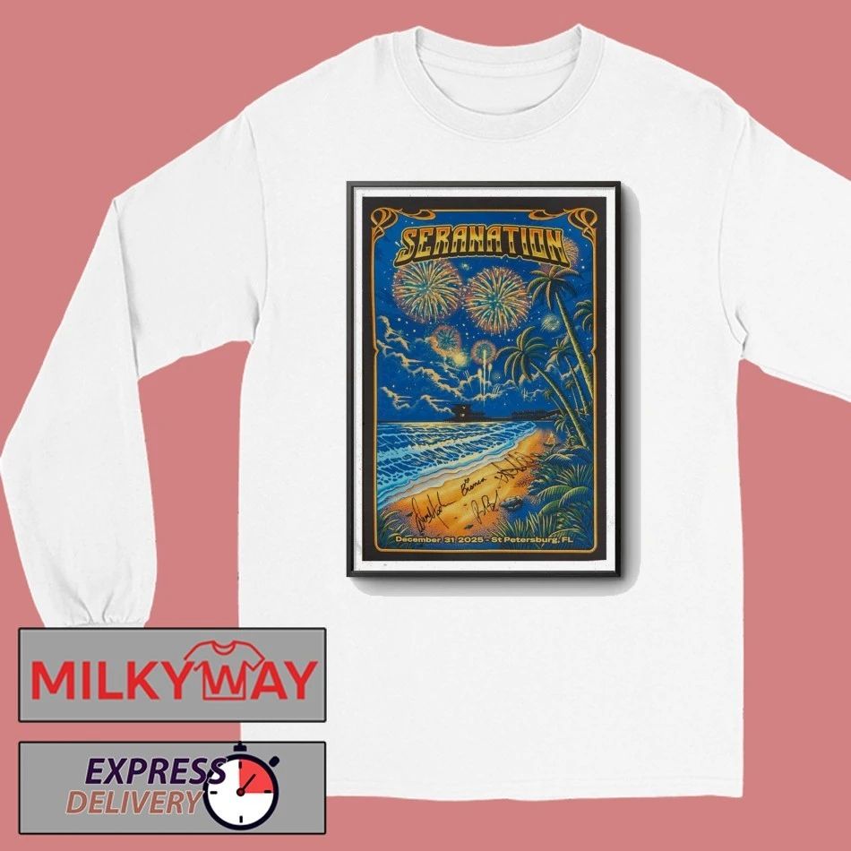 Seranation Dec 31 2025 ST. Petersburg Poster Signed shirt