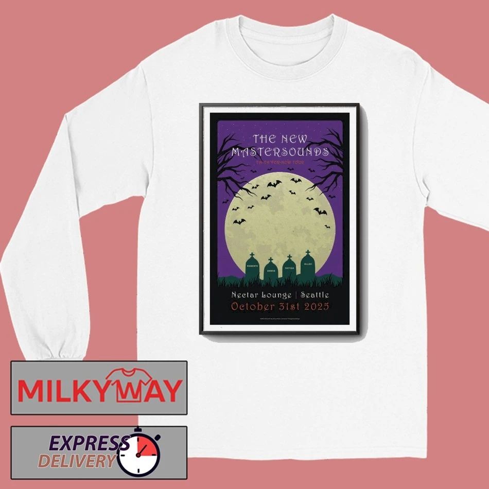 The New Mastersounds October 31, 2025 Nectar Lounge, Seattle, WA Poster shirt