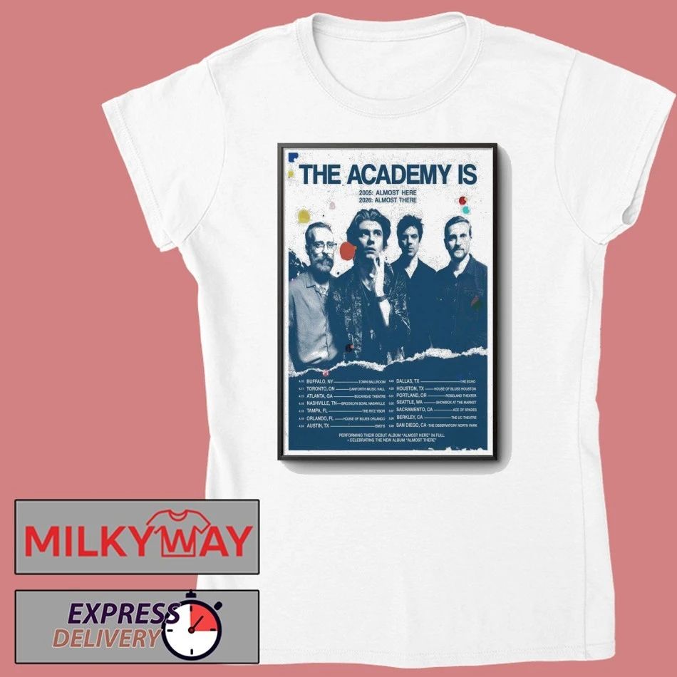 The Academy IS Spring 2026 Tour Poster shirt