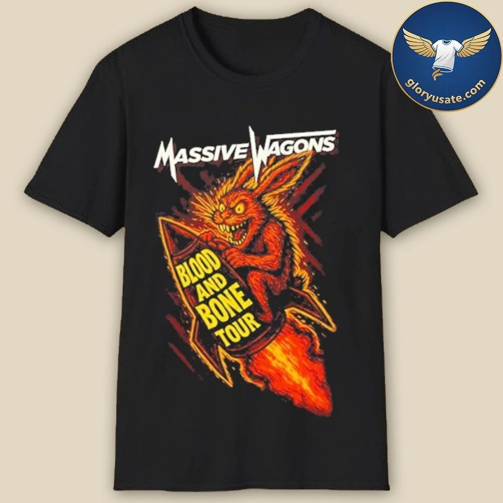 Massive Wagons Blood & Bone European Tour-Shirt