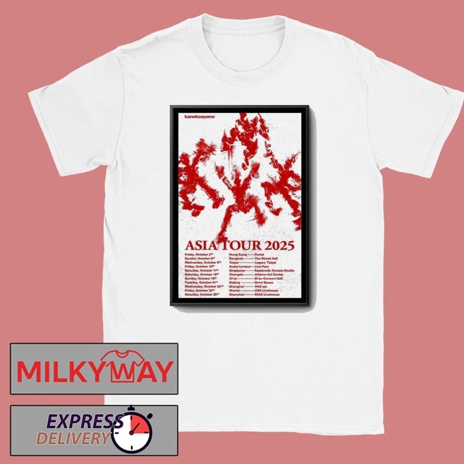 Kanekoayano Asia Tour 2025 Posters shirt