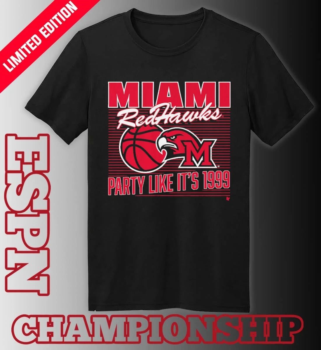 Miami University RedHawks Basketball Party Like It’s 1999 Shirt