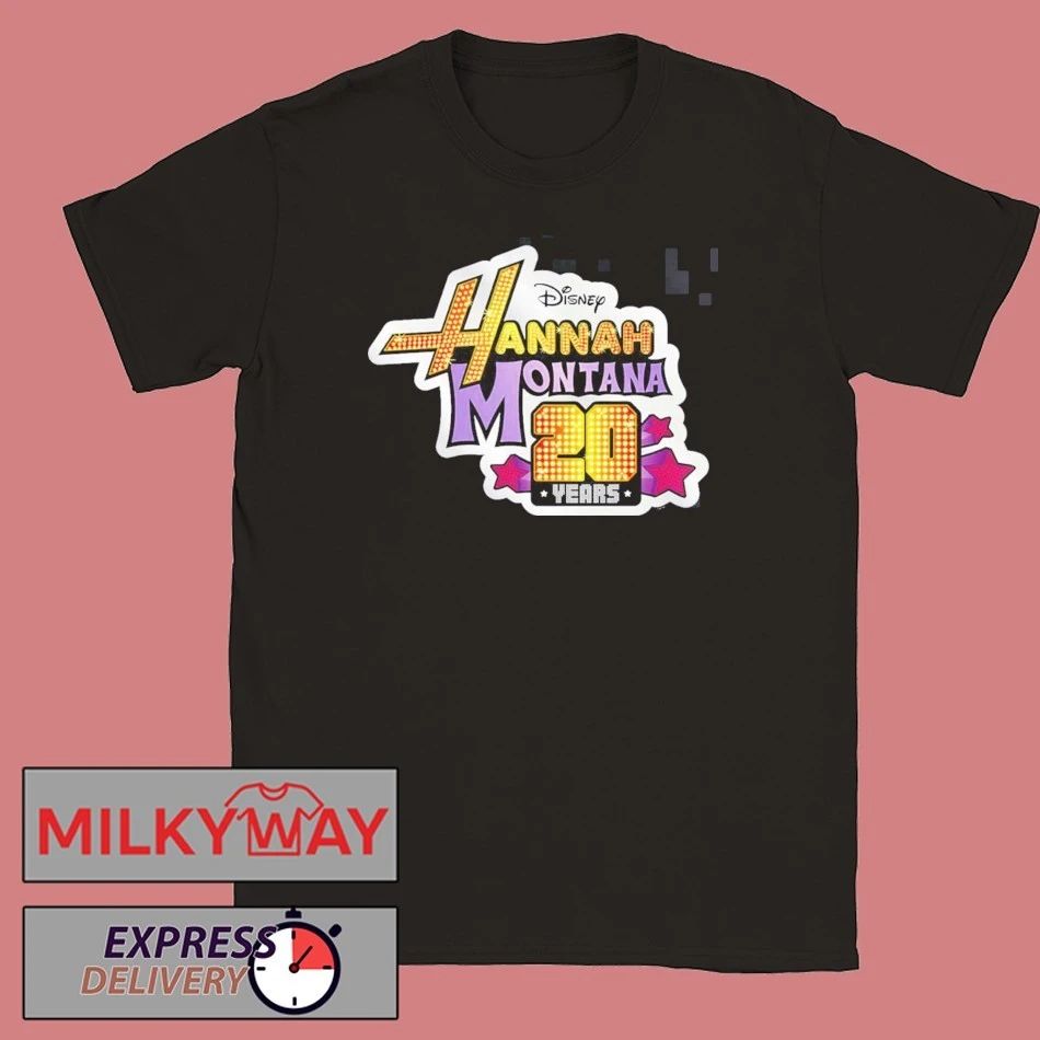 Hannah Montana 20 Years Anniversary Official Logo T-Shirt