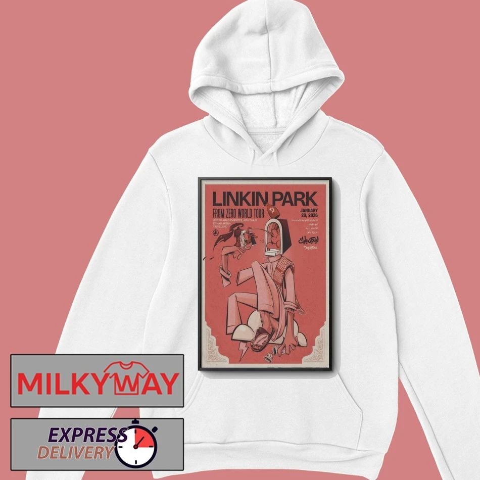 Linkin Park Jan 20 2026 Poster Yas Island shirt