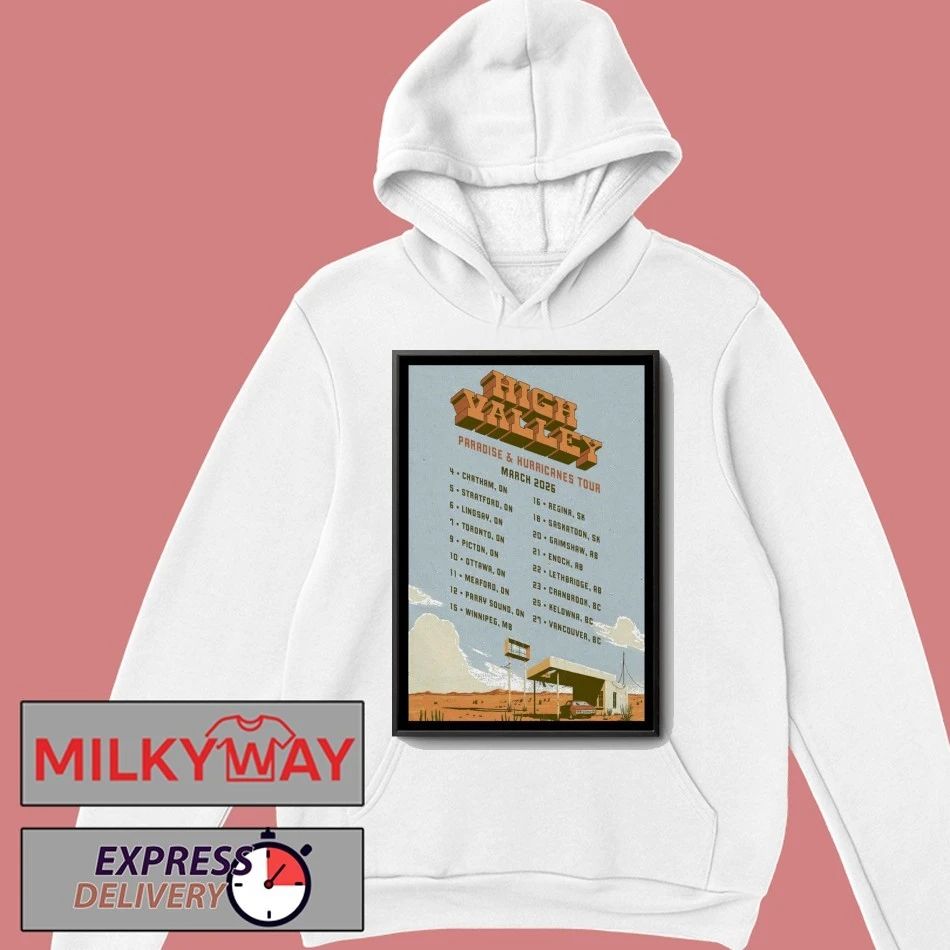 High Valley Paradise Hurricanes March 2026 Poster shirt