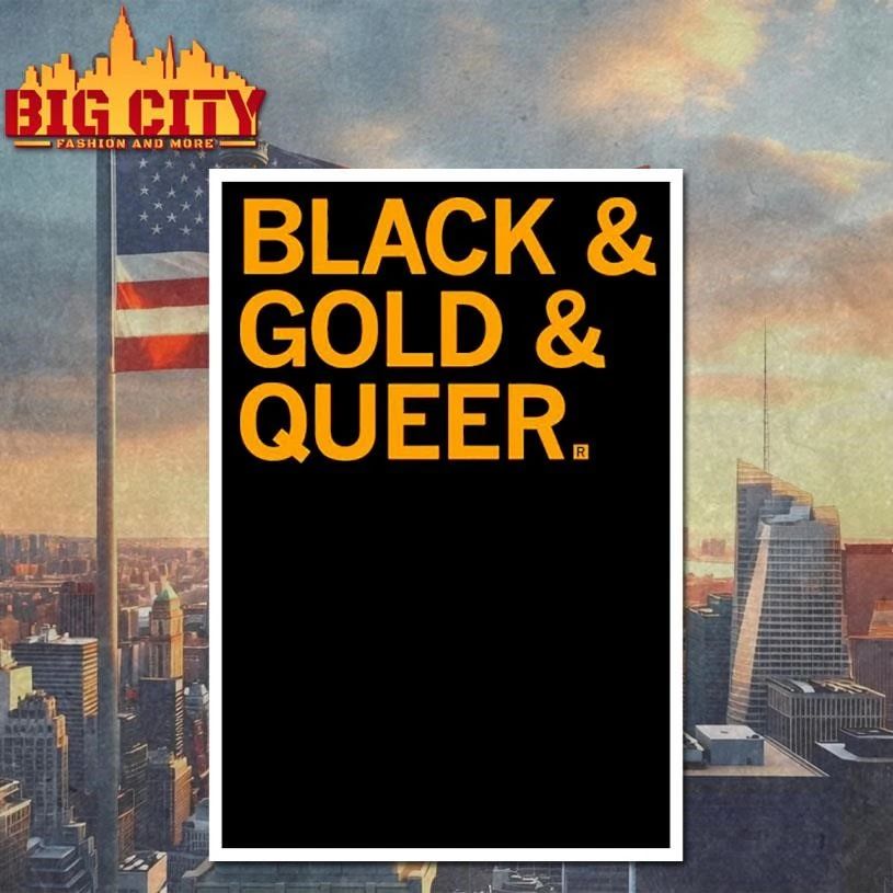 Black & Gold & Queer Graphic Shirt