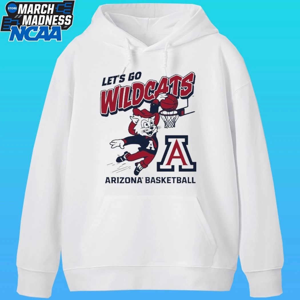Arizona Wildcats Basketball Let’s Go Mascot Shirt