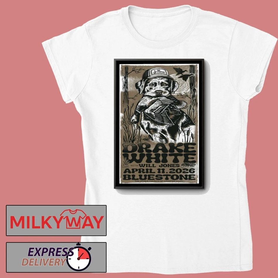 Drake White Columbus The Bluestone, 11 Apr 2026 Poster shirt