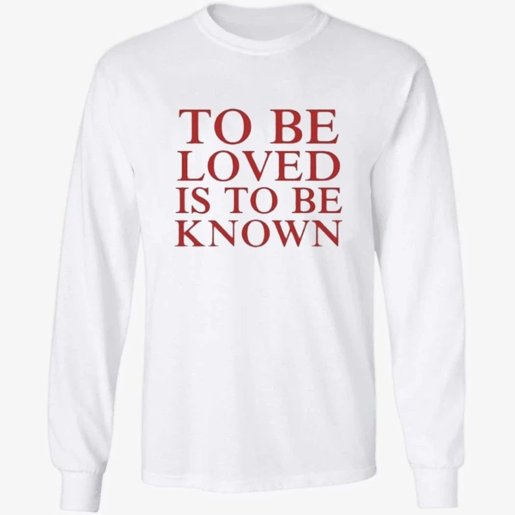 Zendaya To Be Loved Is To Be Known Shirt