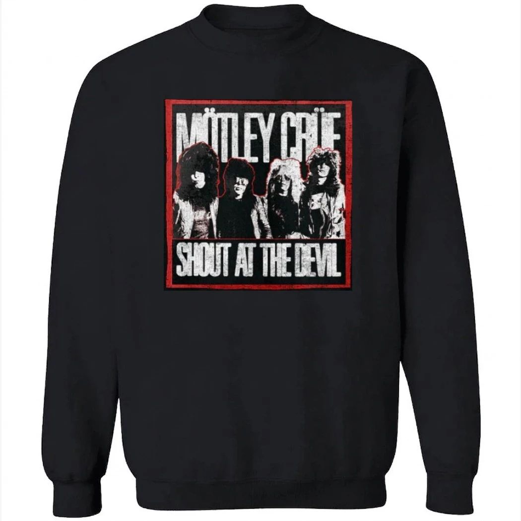 Motley Crue 45th Anniversary Shout At The Devil Shirt