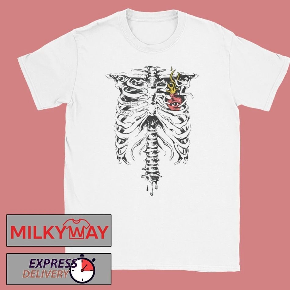 Imagine Dragons Feel It In My Bones Skeleton New Shirt