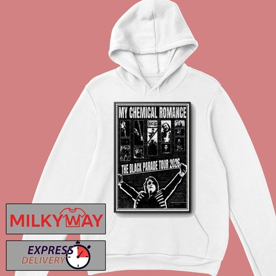My Chemical Romance Tour The Black Parade 2026 Poster shirt