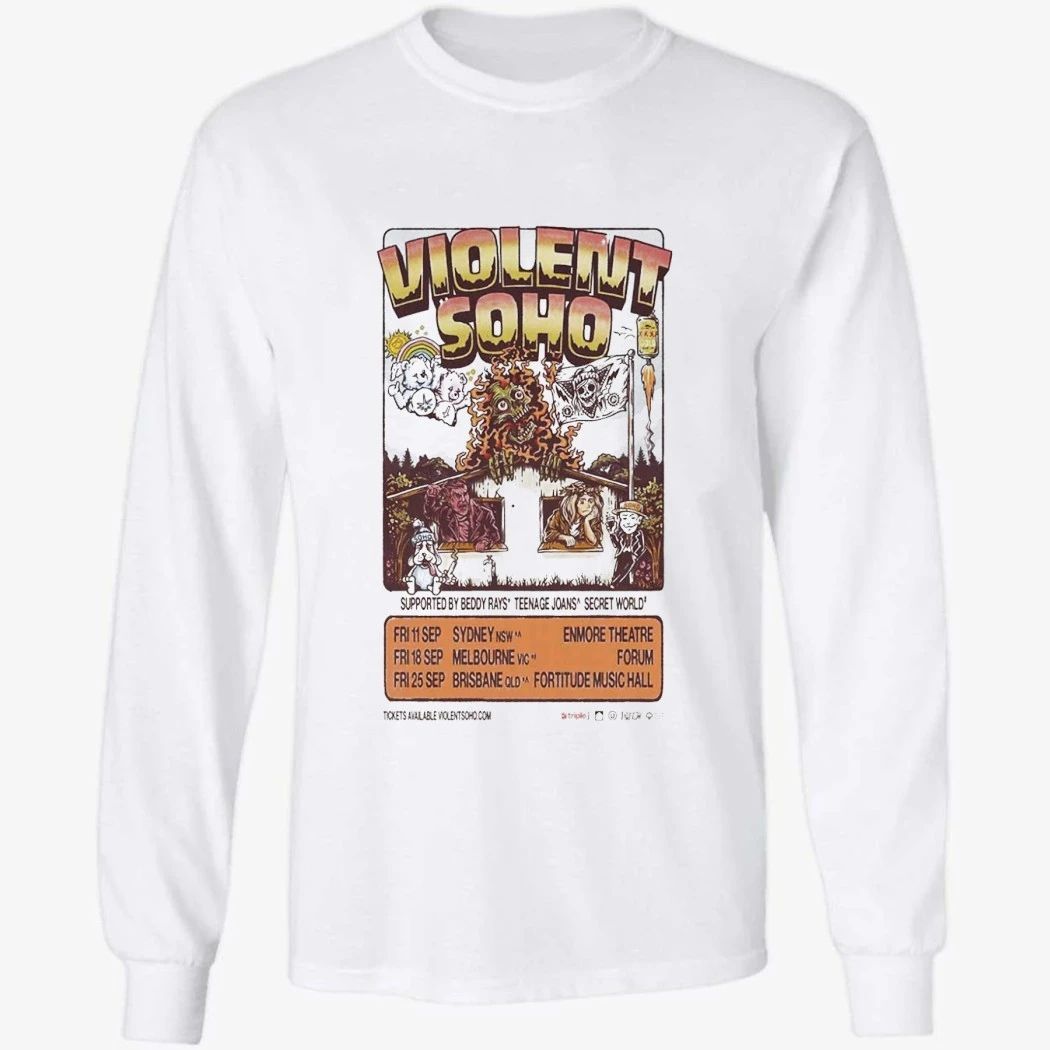Violent Soho Tour Sep 2026 Shirt