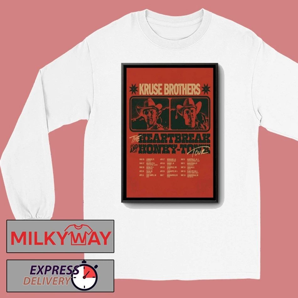 Kruse Brothers 2026 Spring Tour Poster shirt