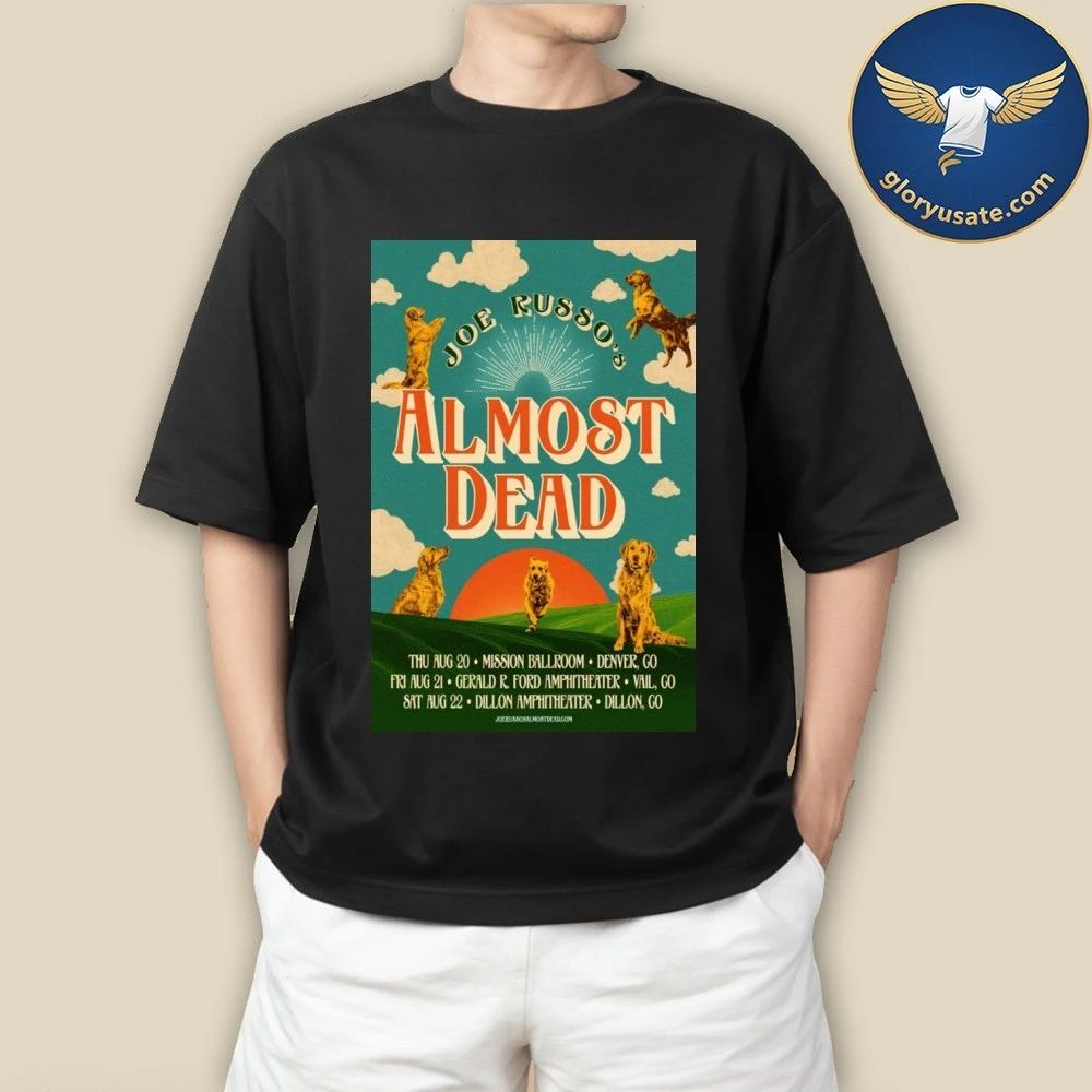 Joe Russo’s Almost Dead Aug 20-22 2026 Colorado Poster Shirt