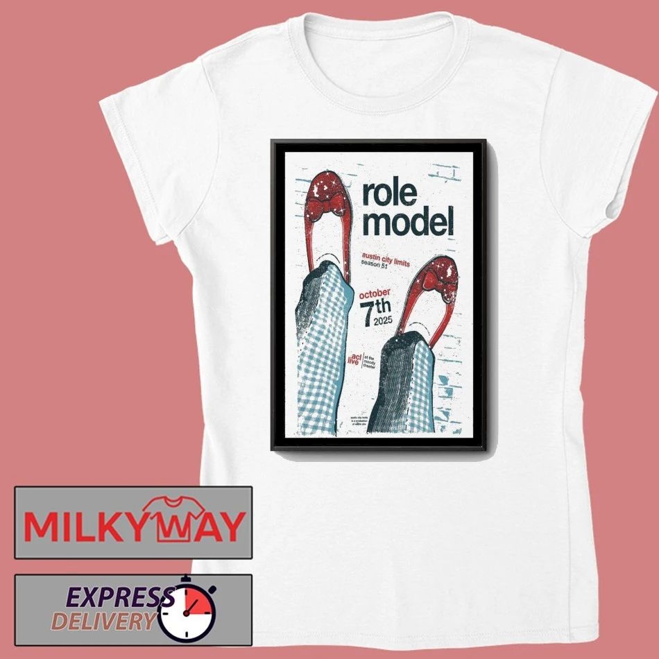Role Model Tour Austin, TX 10.07.2025 Poster shirt