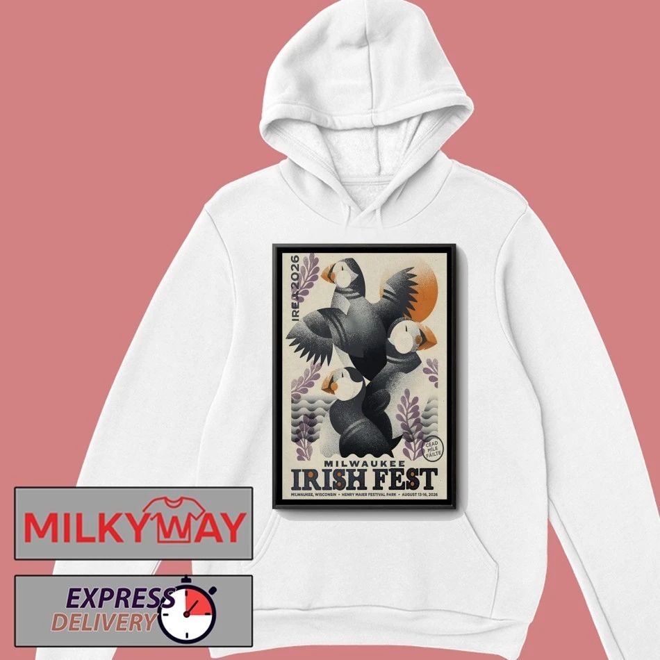 Milwaukee Irish Fest Milwaukee WI 8 13-8 16 2026 Poster shirt