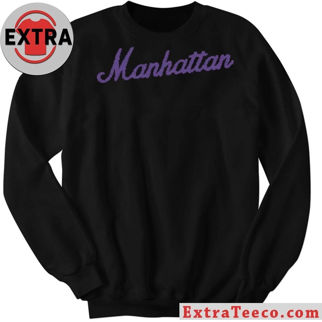 Manhattan Kansas Script Lavender T-Shirt