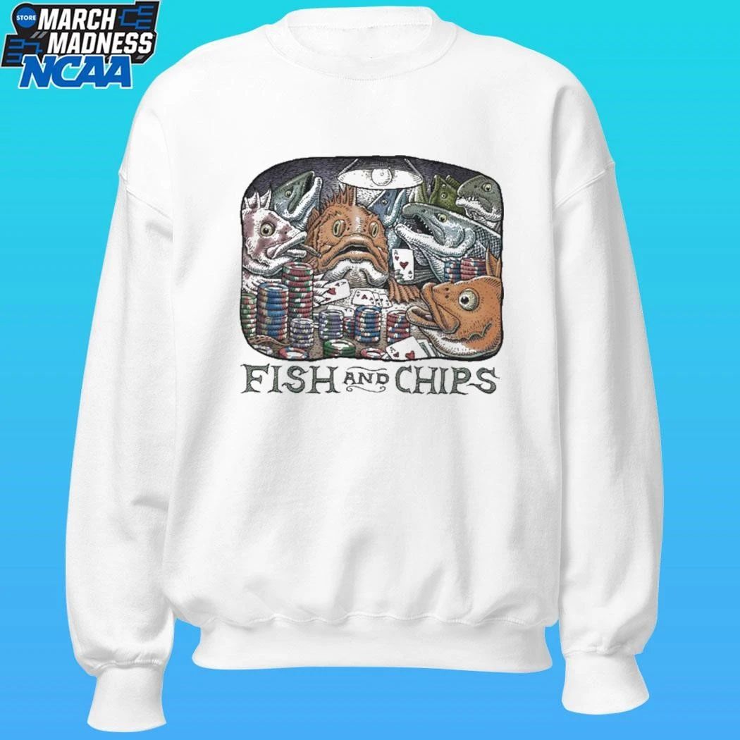 Fish And Chips Poker Game Shirt