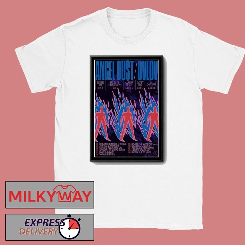 Angel Dust Ovlov November Shows 2025 Poster shirt