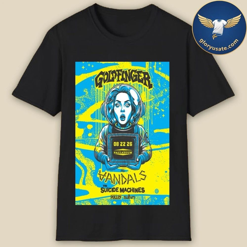 Goldfinger August 22 2026 Hollywood Palladium, Los Angeles Poster Shirt