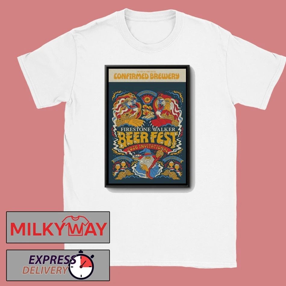 Firestone Walker Beer Fest May 30 2026 Paso Robles, CA Poster shirt