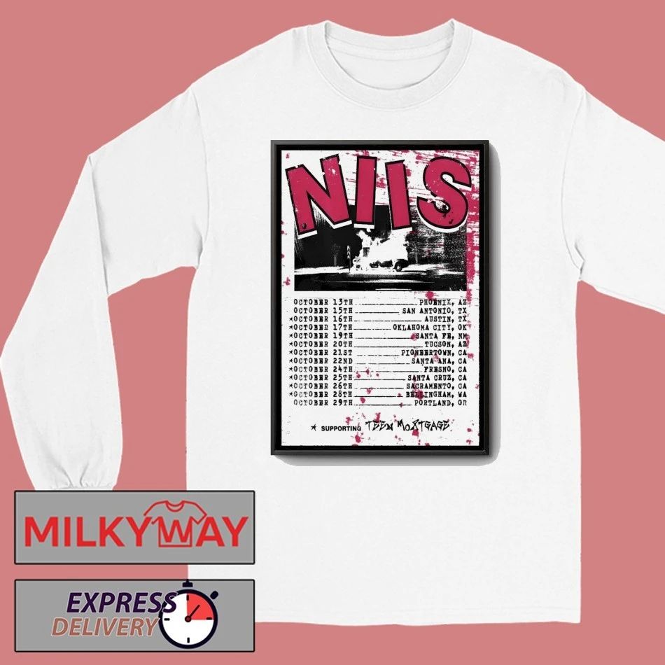 Niis Oct 2025 Tour Poster shirt