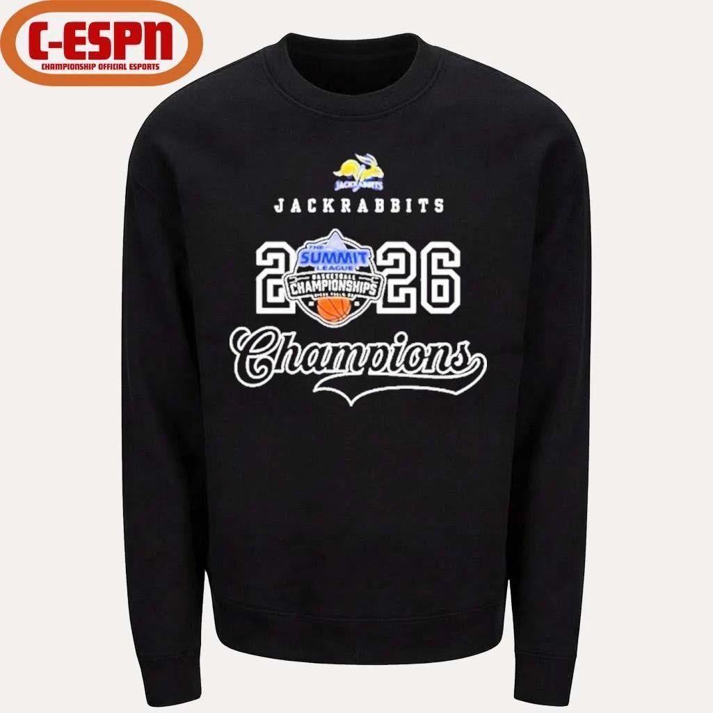 South Dakota State Jackrabbits The Summit League Champions Locker Room T-Shirt