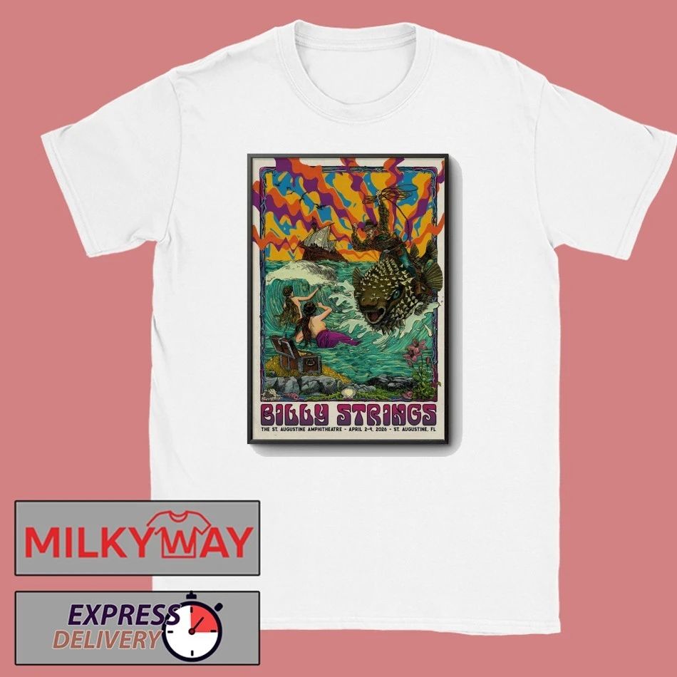 Billy Strings St. Augustine FL 4 2-4 4 2026 Poster shirt