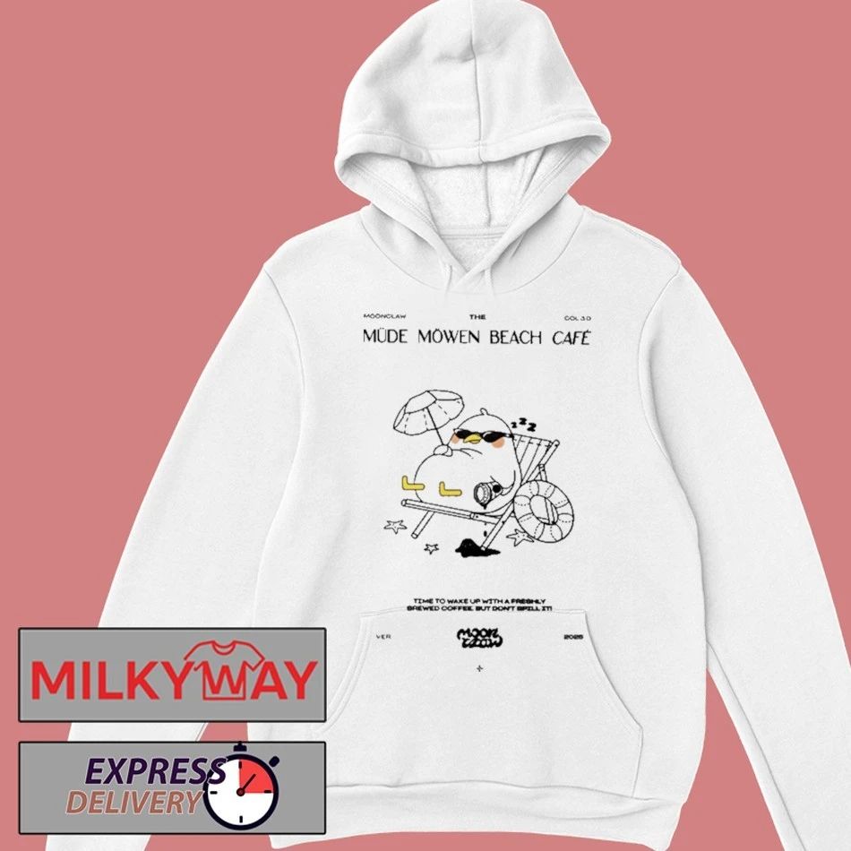 Mahluna Müde Möwen Beach Café Shirt