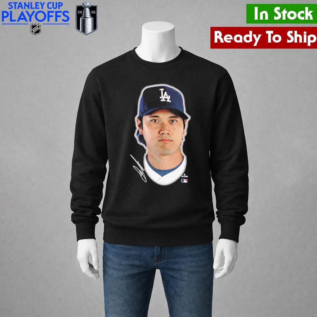 Los Angeles Dodgers Shohei Ohtani Outerstuff Black Headliner Shirt