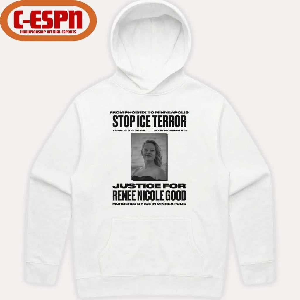 Stop Ice Terror Justice For Rene Nicole Good T-Shirt