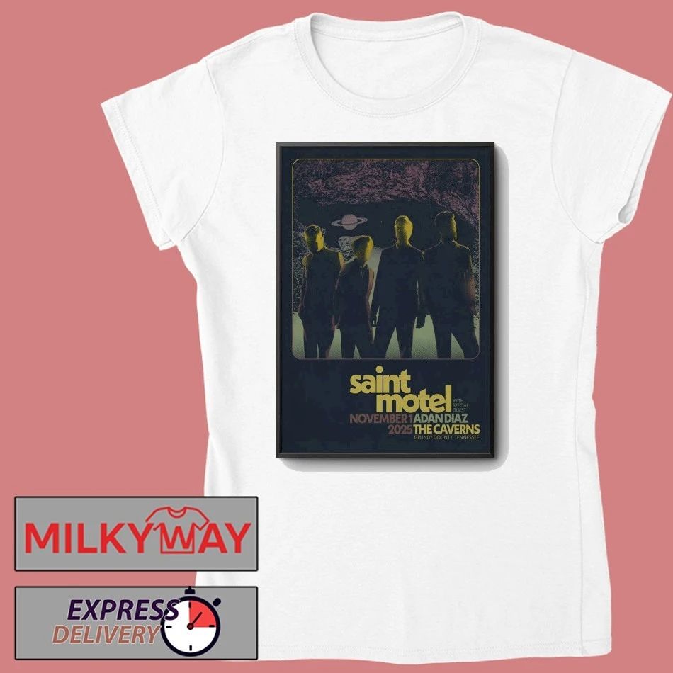 Saint Motel Nov 1 2025 The Caverns Grundy County TN Poster shirt