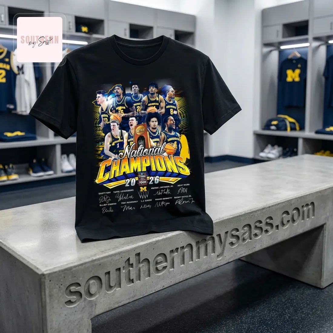 Michigan National Champions 2026 Final Four Commemorative Unisex T-Shirt