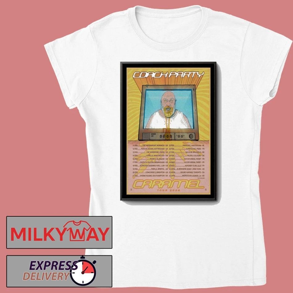 Coach Party Caramel Tour 2026 Poster shirt