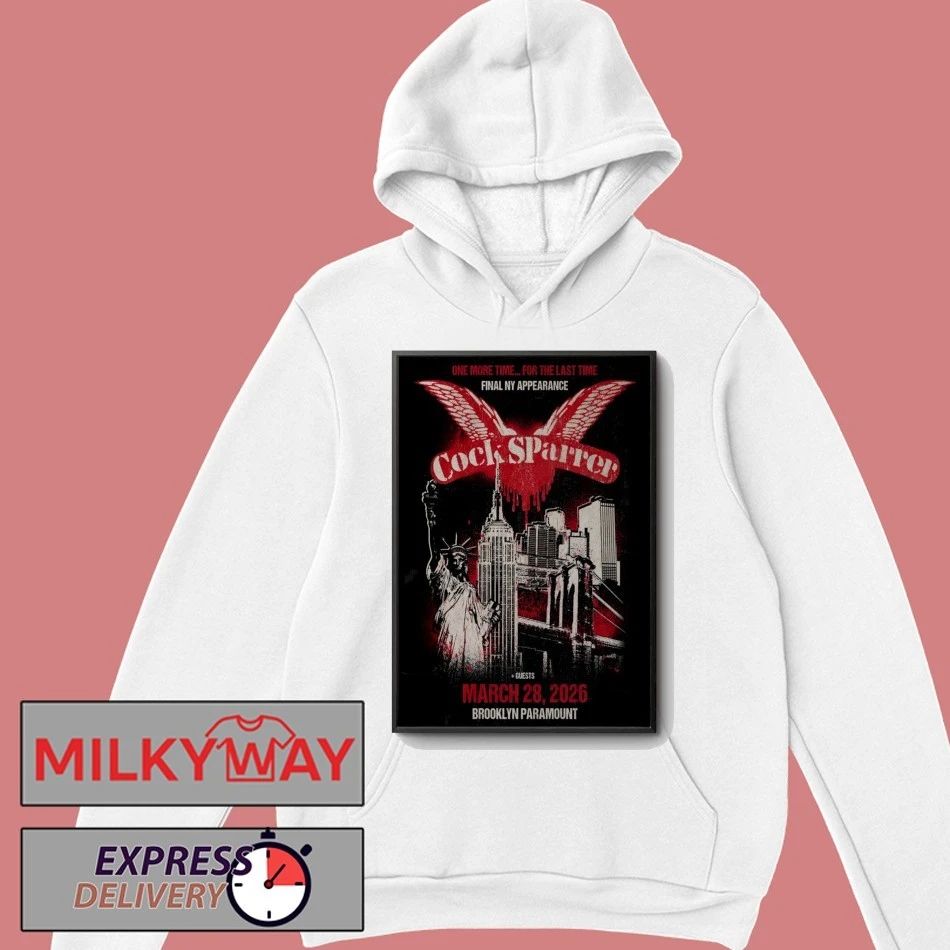 Cock Sparrer Event Brooklyn NY On Mar 28 2026 Poster shirt
