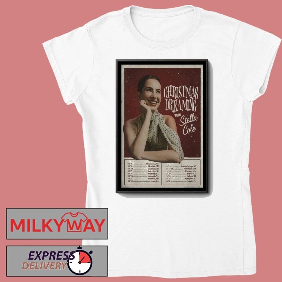 Christmas Dreaming Tour December 2025 Poster shirt
