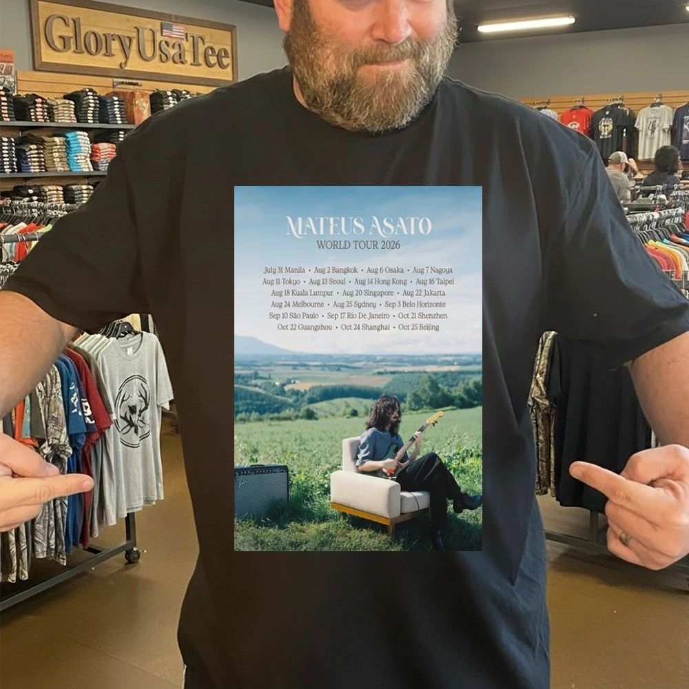 Mateus Asato World Tour 2026 Poster Shirt