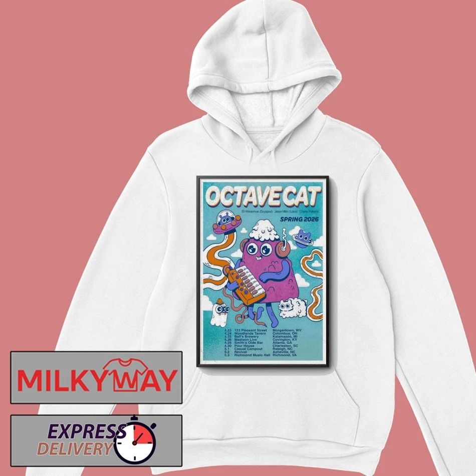 Octave Cat 2026 Spring Tour Poster shirt