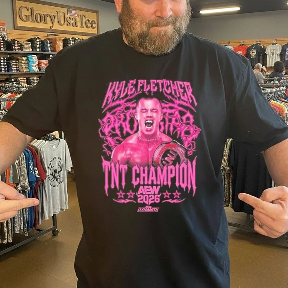 Kyle Fletcher Protostar NTN Champion AEW 2026 Logo T-Shirt