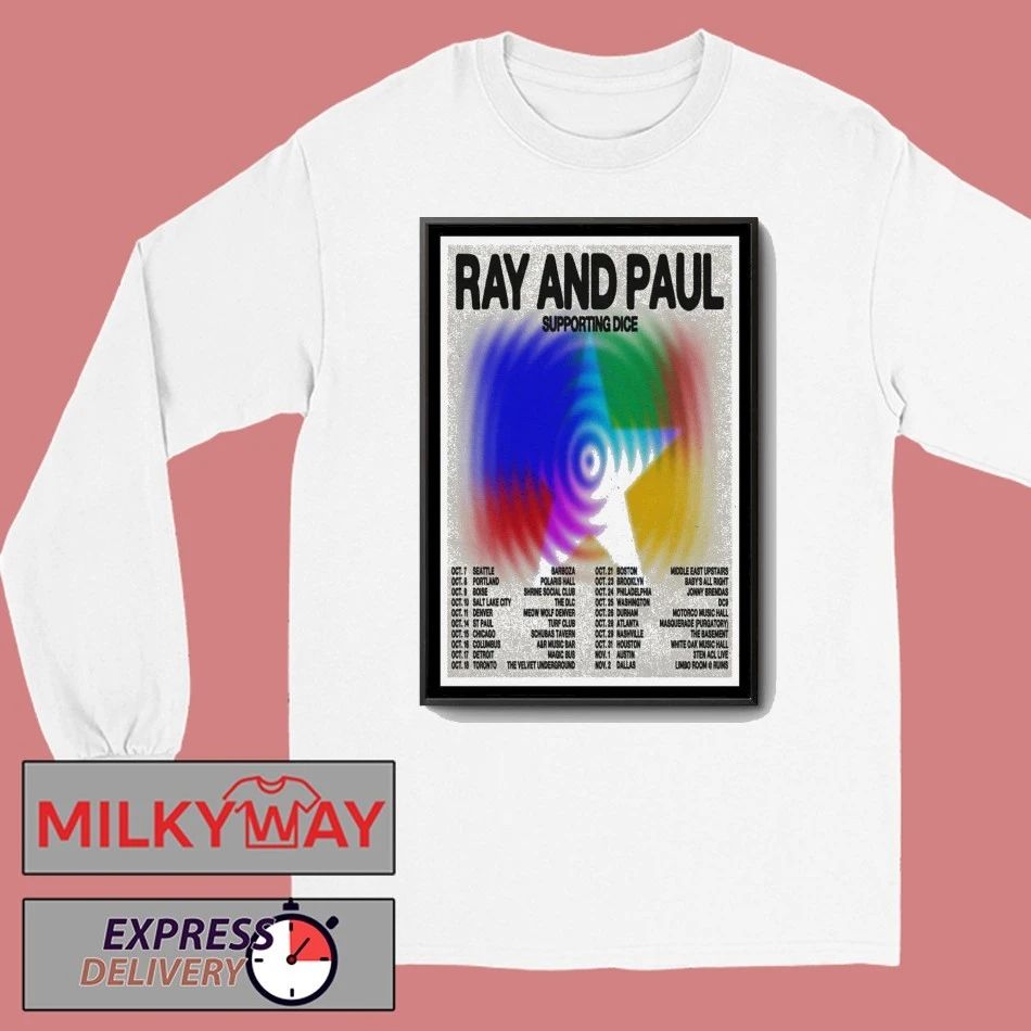 Ray And Paul Nov 29 2025 The Troubadour West Hollywood Poster shirt