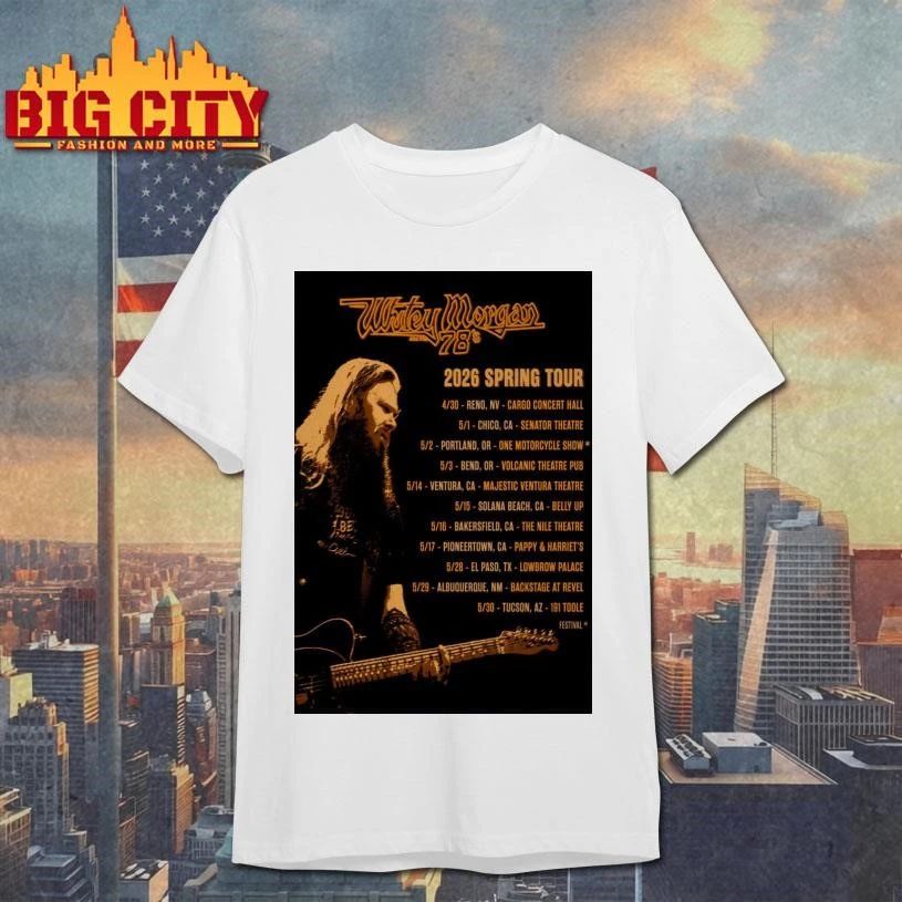 Whitey Morgan Spring 2026 Shows Poster Shirt