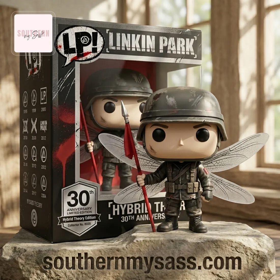 Linkin Park Hybrid Theory 30th Anniversary Limited Edition Soldier Funko Pop Figure Doll