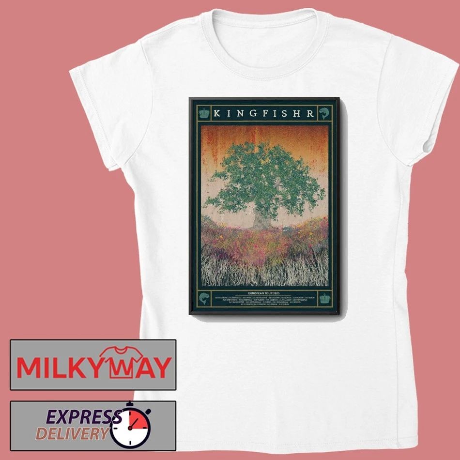 Kingfishr 2025 EU Tour Poster shirt